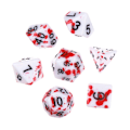 Pikkukuva 3 / 10: 7kpl/ set DND Dice Polyhedral Nopan VÄRIN VAIHTO 1 VÄRI color changing 1
