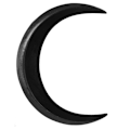 Miniatyrbillede 1 af 10: Moon Shape Hårnåle Hårgaffel SORT S S black S-S