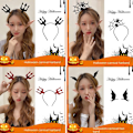Miniatyrbillede 7 af 8: Halloween hovedbøjle Halloween tiara C C C