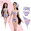 Miniatyrbild 7 av 10: Dollsimkläder Bikini 4 4 4
