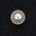 Miniatyrbillede 9 af 10: Brocher Pins Rhinestone Button 18MMC C 18MMC
