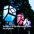 Miniatyrbilde 8 av 10: 2stk LED Hagelys Trinnlys FARGERIKE LYS FARGERIKE Colorful Lights
