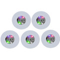 Miniatyrbillede 1 af 10: 5 STK Flaske Stickers Lys Glød LED Glas Sticker MULTICOLOR Multicolor