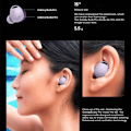 Pikkukuva 9 / 9: Langattomat nappikuulokkeet Single Mini Invisible Earphone MUSTA Black
