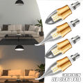 Miniatyrbilde 6 av 10: LED lyspære e14 E27 5WPOINTED SPETTE 5WPointed