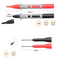 Miniatyrbillede 3 af 9: 10 STK Multimeter Testledninger Meter Nål Test Probe Adapter