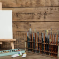 Miniatyrbilde 5 av 5: Paint Pensel Holder Paint Oppbevaring Stativ Makeup Pensel Display Rack