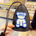 Miniatyrbillede 1 af 10: 2 STK Pull Out Car Key Case Pull Out Key Sleeve SORT black