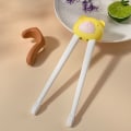 Miniatyrbilde 4 av 10: Lære spisepinner Trening spisepinner LILLA Purple