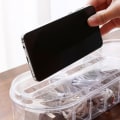 Miniatyrbilde 9 av 10: Datakabel lagringsboks Datalinje lagringsbeholder OPPBEVARINGSBOKS Storage Box