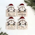 Miniatyrbillede 4 af 8: Julepengeholder Julemandens liste Julepengeholder C C C