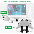 Miniatyrbillede 9 af 10: VR Stand Headset Display SORT black