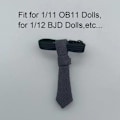 Miniatyrbillede 3 af 10: Uniform Sløjfe Tøj Sløjfe SORT Black