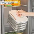Miniatyrbilde 10 av 10: Dumpling Box Mat Forseglingsboks HVIT ETT LAG ETT LAG White One Layer-One Layer