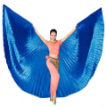 Pikkukuva 1 / 10: Belly Dance Wings Isis Wings ROYAL BLUE OPEN OPEN Royal blue Open-Open