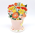 Miniatyrbillede 5 af 10: Pop Up buket papirblomster 04 04 04