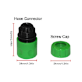 Miniatyrbillede 3 af 8: Vandslange Quick Connector Dobbelt han