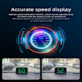 Miniatyrbillede 8 af 10: Bil GPS HUD Head-Up Display MPH MPH