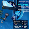 Pikkukuva 6 / 10: Bluetooth kuulokkeet Langattomat Bluetooth 5.2 MUSTA black