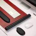 Miniatyrbild 10 av 10: Handledsstöd Musmatta Tangentbordsmatta MUSVADDA-VIT MUS Mouse Pad-White