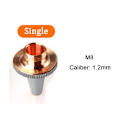 Miniatyrbild 1 av 6: Lasersvetsmunstycke Svetsbrännare ENLAGER 1,2MM ENKEL Single Layer 1.2mm