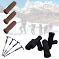 Miniatyrbilde 5 av 10: 2stk EVA Håndstang Svamp Klatrepinnedeler KAFFE 2STK Coffee 2pcs
