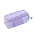 Blixtlås Pennväska Case LILA purple