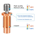 Miniatyrbild 8 av 10: 2st Upgrade Bi-metal heatbreak V6 Hotend A A A