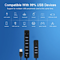 Miniatyrbild 4 av 9: USB Hub Combo High Speed Splitter 3 PORTAR USB
