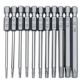 Miniatyrbild 1 av 10: Torx skruvmejsel Bits Plommon blossom Bits ihåligt batchhuvud 11pcs-75mm
