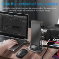 Miniatyrbilde 9 av 10: 13 i 1 Type C HUB USB-C Splitter Dock Station