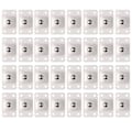 Miniatyrbilde 1 av 10: 4/32 stk. Hjul 360 graders dreibar remskive 32 STK 32 STK 32pcs