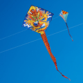 Miniatyrbillede 4 af 10: Plastic Fighter Kite Large Plane Kites 7 7 7