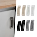 Miniatyrbilde 10 av 10: 8 STK Håndtak Skap Håndtak SORT 8 STK 8 STK Black 8Pcs-8Pcs