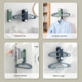 Miniatyrbilde 4 av 5: Klesstativ Oppbevaringsstativ Henger Oppbevaring Organizer Hanger