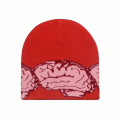 Miniatyrbild 4 av 7: Hip Hop Cap Stickade Mössor RÖD red