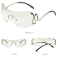 Miniatyrbilde 8 av 10: Sneaky Snake Solbriller Y2K Solbriller GRADIENT GREY GRADIENT