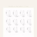 Pikkukuva 2 / 6: 24 kpl Fake Nails pitkät ranskalaiset Z624 Z624 Z624