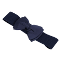 Pikkukuva 1 / 10: Leveä joustava vyö Bowknot Chiffon vyötärönauha NAVY navy