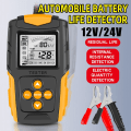Miniatyrbillede 6 af 10: Bilbatteritester Batterianalysator RØD Red