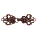 Miniatyrbilde 7 av 10: Cardigan Clip Sjal Brosje ANTIKK RØD KOBBER ANTIKK RØD KOBBER Antique Red Copper