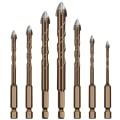 Miniatyrbillede 9 af 10: 4 Stk 3-12mm Kryds sekskantet keramisk flisebor 6MM 6mm