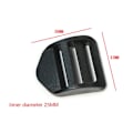 Miniatyrbillede 7 af 10: 10 stk. Webbing strop Spænde Justerbar Skyder Fastener 41X26MM 41x26mm