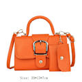 Pikkukuva 2 / 10: Crossbody Top Handle Laukut Single Olkalaukku ORANSSI orange