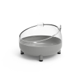 Miniatyrbilde 1 av 10: Hamster Sand Bath Container Hamster Sand Bath Box GRÅ Grey