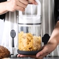Miniatyrbillede 10 af 10: Glas lufttæt dåse fødevarebeholder Krukke SORT L Black L