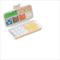 Miniatyrbillede 1 af 10: Medicinæske Rejse Pille Organizer HVID 8 CELLER 8 CELLER White 8 cells-8 cells