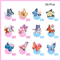 Pikkukuva 1 / 6: 24 kpl Butterfly Party Decor Perhonen riippuva koriste 24PCS