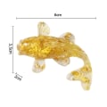 Miniatyrbilde 2 av 9: Krystallgrus Karpe Ornament Drypp Gel Småfisk Ornament D D D