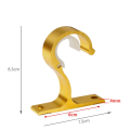 Miniatyrbillede 2 af 9: 2stk Gardinstangsholder Installationskrog HVID white